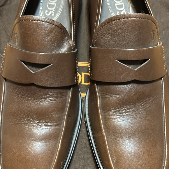 Authentic Tod’s Brown Loafers, EUC, “Tod’s” 7.5, US Men’s 9 - Picture 7 of 9